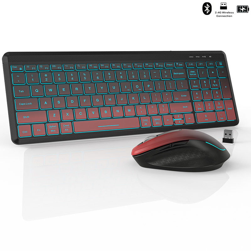 Gaming Keyboard And Mouse For Xbox - Keyboard dan Mouse nirkabel lampu latar