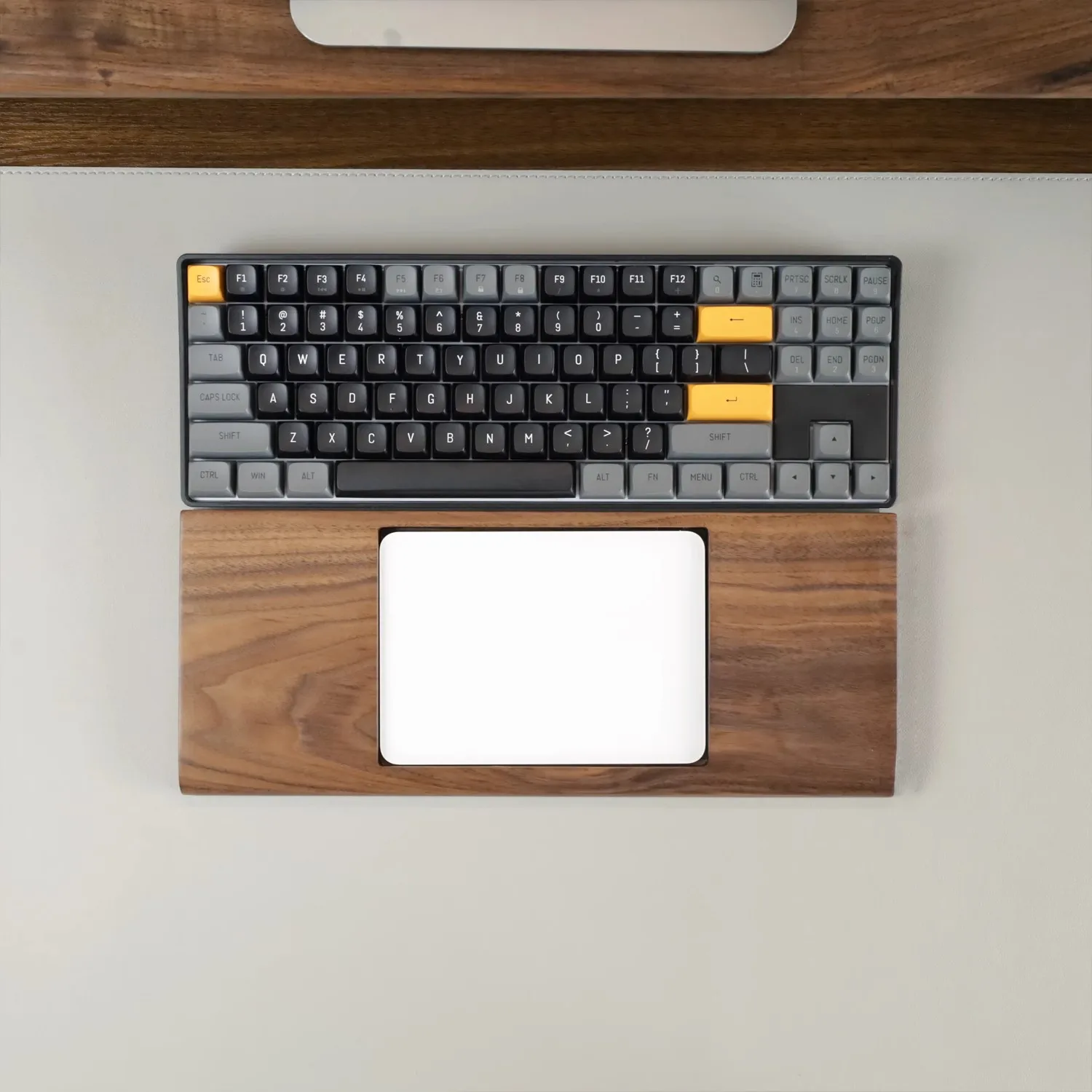 Wrist Rest Wood - Penyangga Pergelangan Tangan Keyboard Kustom, Alas