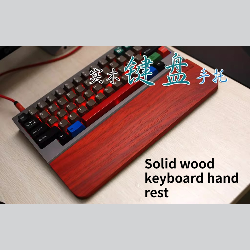 Wrist Rest Wood - Keyboard Mekanik Padauk Afrika Pegangan Kayu