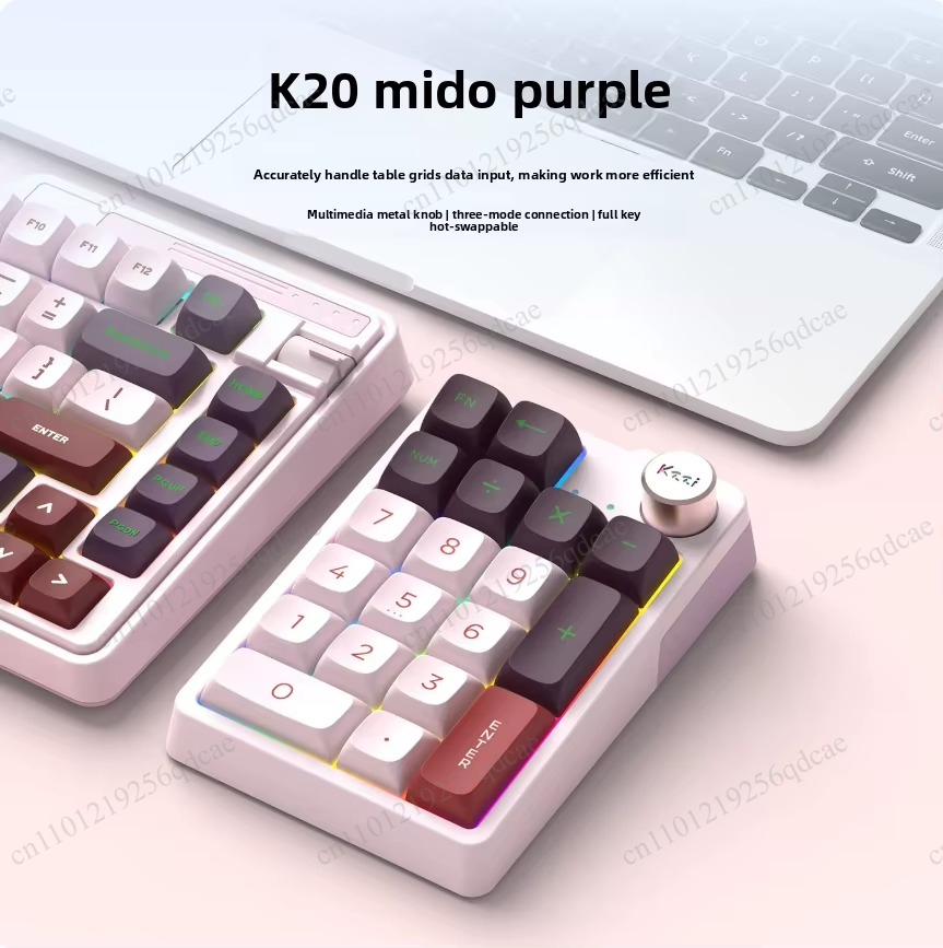 Gaming Keyboard Mini Mechanical - Kzzi K20 Mini, Keyboard Mekanik Nirkabel