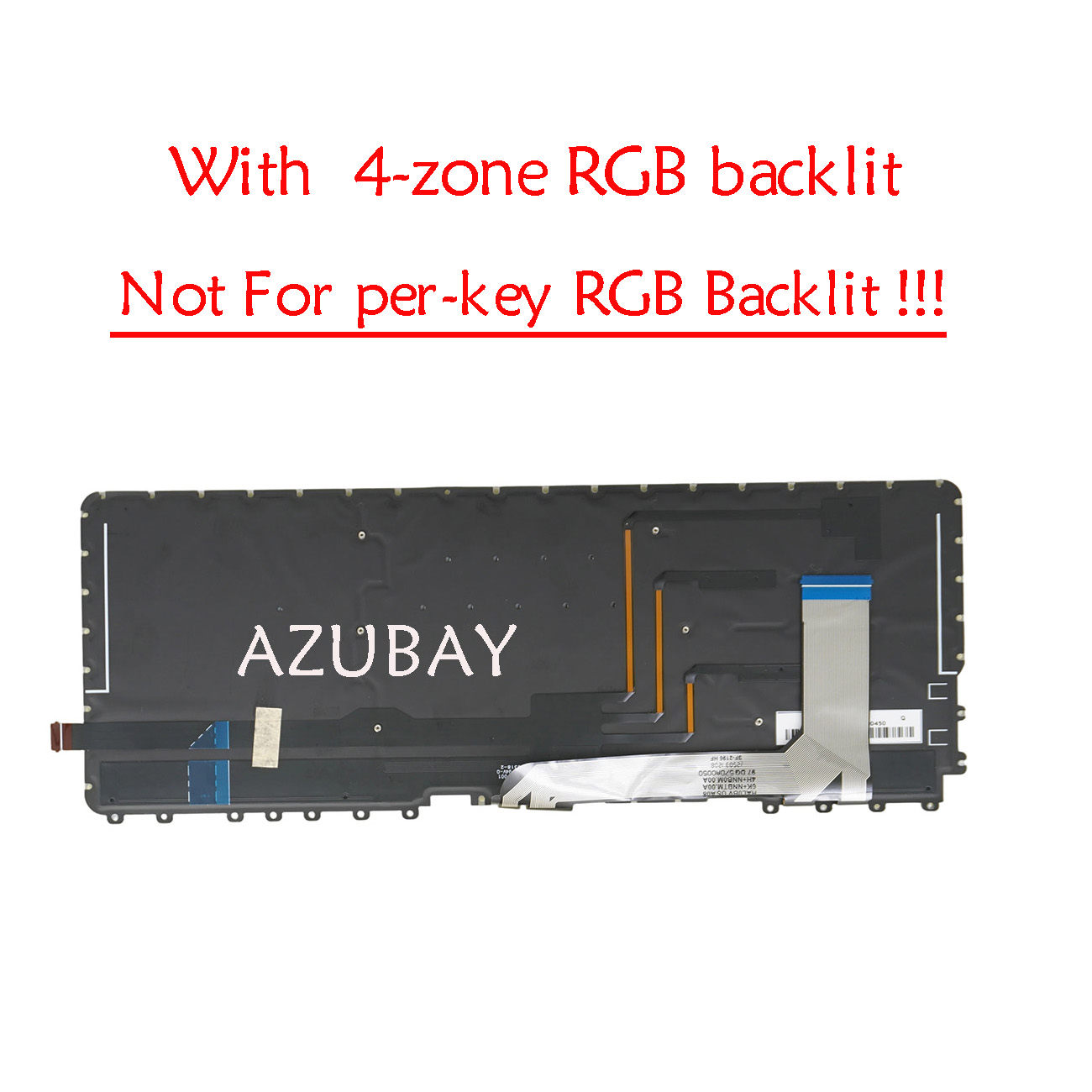 Gaming Keyboard Hp - Keyboard Laptop RGB Backlit 4-zona Untuk
