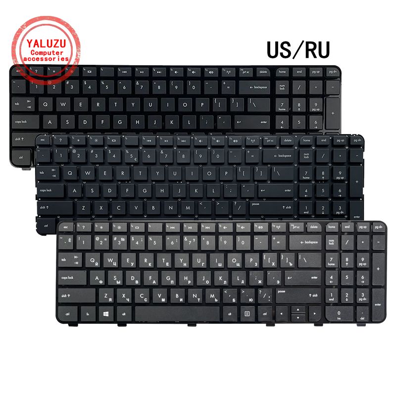 Gaming Keyboard Hp - US/RU Bahasa Inggris/Rusia Baru Keyboard Laptop