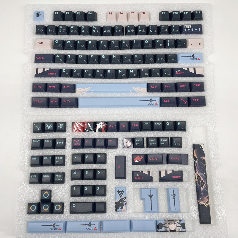 142 Kunci/Set PBT Keycap Besok - Gaming Keyboard Ergonomics ulasan dan harga