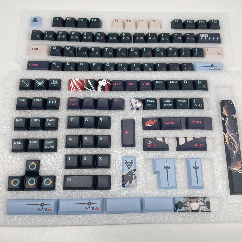 142 Kunci/Set PBT Keycap Besok - Gaming Keyboard Ergonomics ulasan dan harga