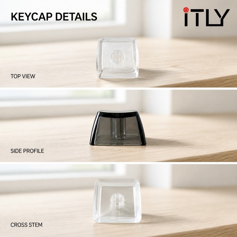 Keycap Transparan Persegi iTLY - Keycap Puller Ring ulasan dan harga