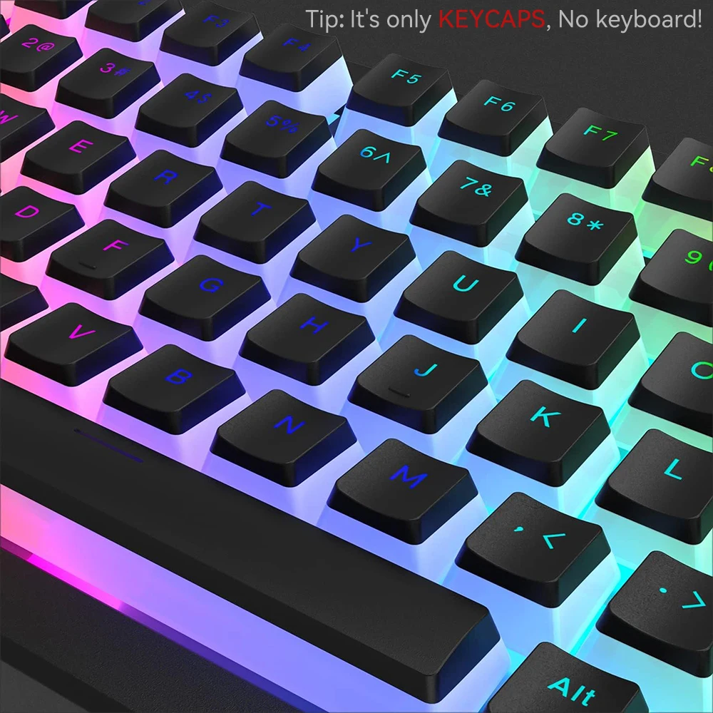 Keycap PBT Puding Baru 129 Tom - Gaming Keyboard And Mouse For Xbox ulasan dan harga