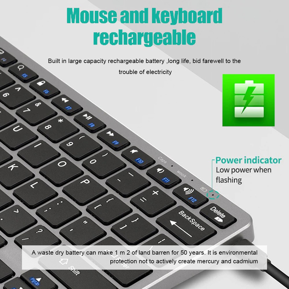 Set Mouse Keyboard Nirkabel 2. - Gaming Keyboard Mouse And Headset Combo ulasan dan harga