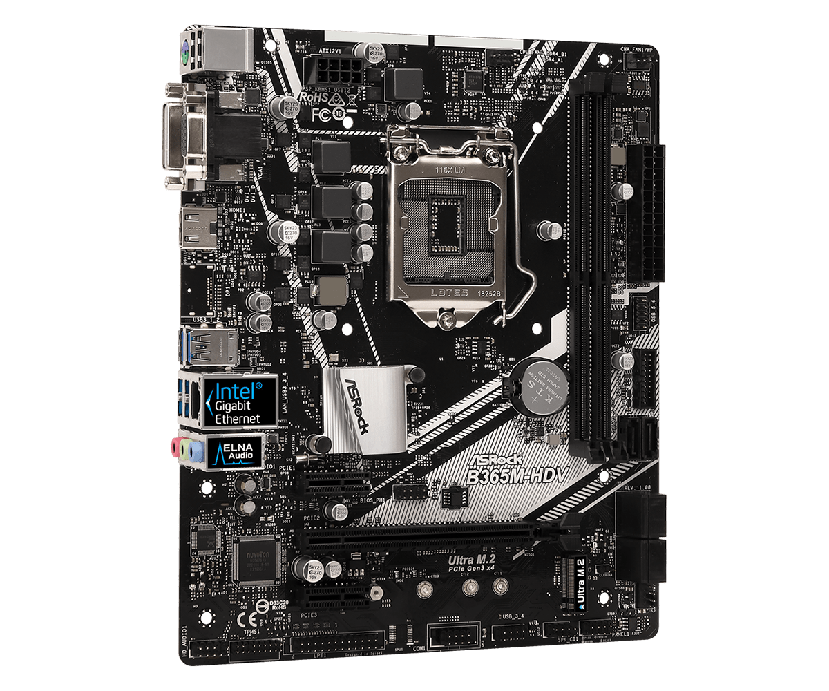 Papan Induk ASROCK B365M-HDV L - Intel Cpu Core I9 ulasan dan harga