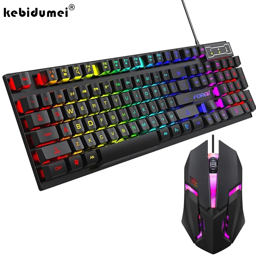 Kebidumei 104 Key Keyboard Mek - Keyboard Mouse Bundle Gaming ulasan dan harga