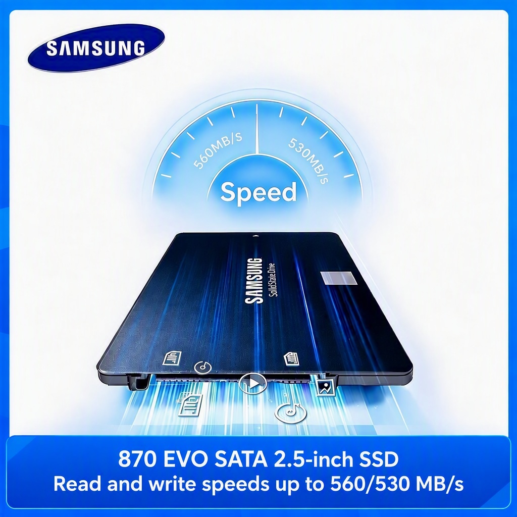 SAMSUNG SSD 870 EVO Disk Solid - Samsung Ssd Evo 870 ulasan dan harga