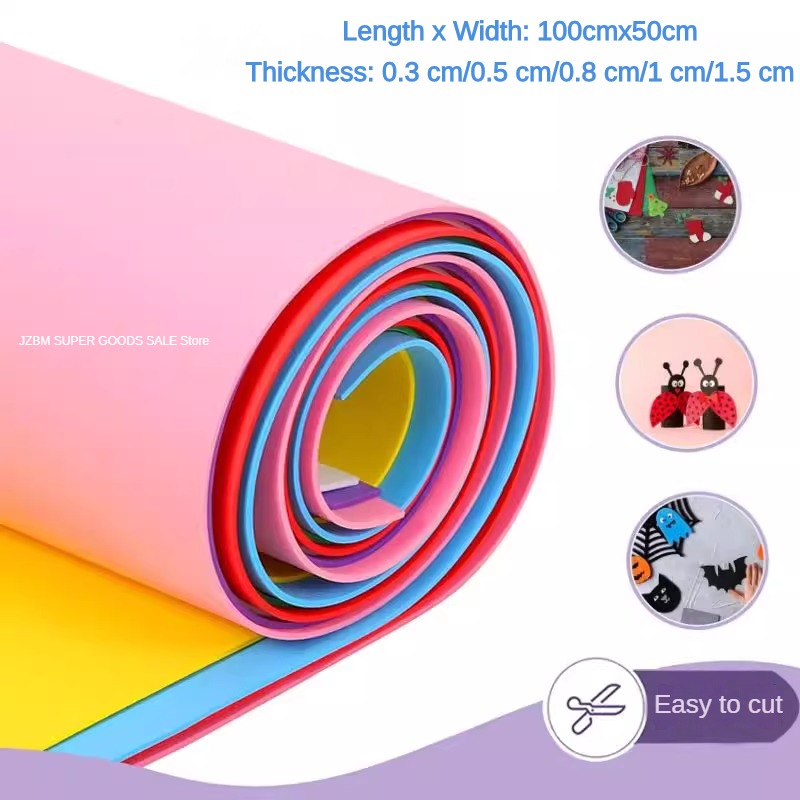 100X50Cm Lembar Busa EVA Warna - Pe Foam Sheet ulasan dan harga