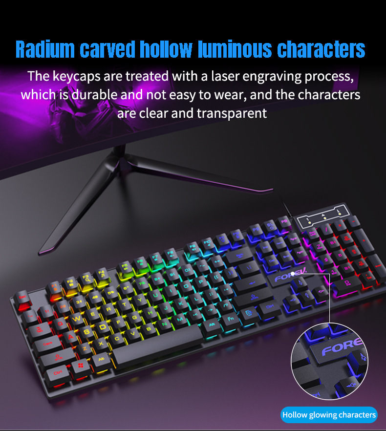Keyboard Mekanis 104 Tombol de - Gaming Keyboard And Mouse For Xbox ulasan dan harga